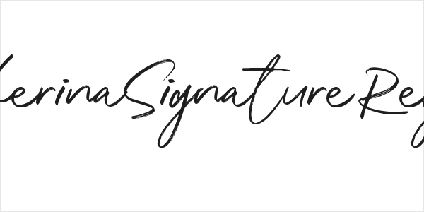 Katherina Signature Regular Logo