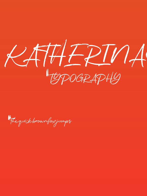 Katherina Signature Regular Poster