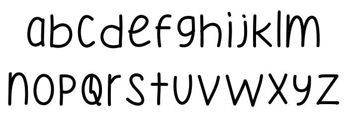 Katherine Handwriting Font LOWERCASE