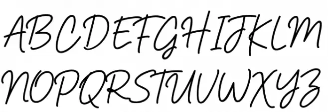 Katherine Thompson DEMO! DEMO! 字体 大写