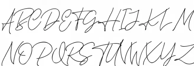 KatherineFree Font Litere mari