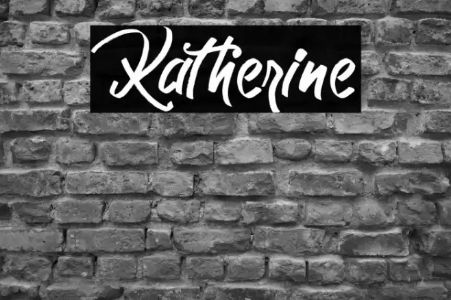 Katherine Font examples
