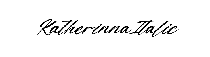 Katherinna Italic  Free Fonts Download