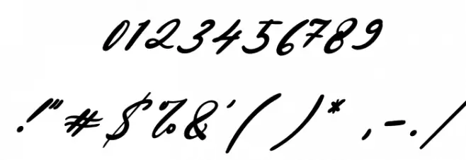 Katherinna Italic Font OTHER CHARS