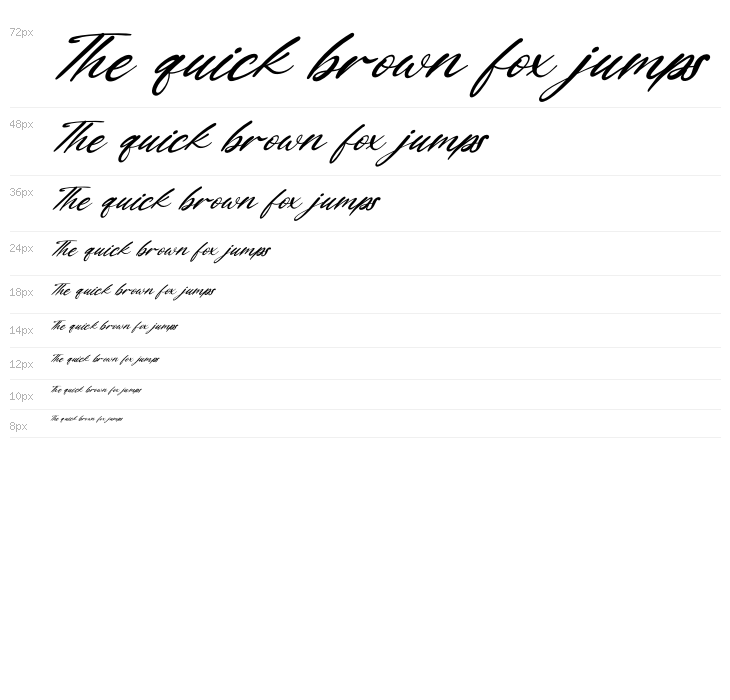 Katherinna Italic Waterfall