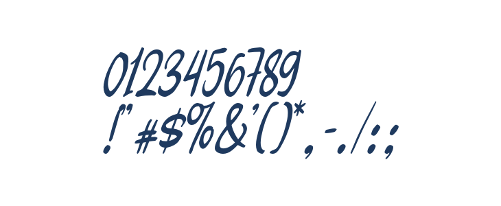 KathicaScriptDEMO-Regular Other Characters