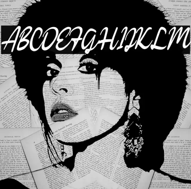 KathicaScriptDEMO-Regular Font examples