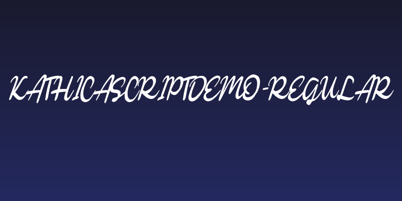KathicaScriptDEMO-Regular Social Header