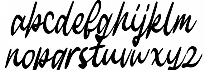 KathicaScriptDEMO-Regular Polices MINUSCULES