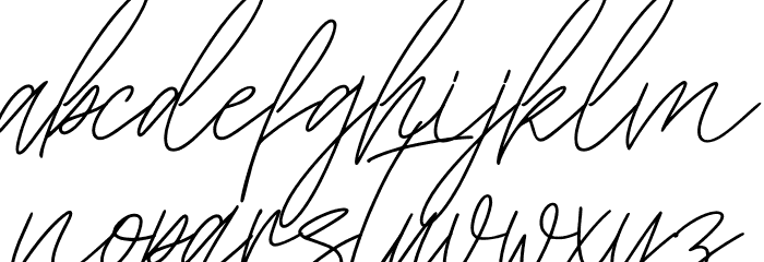Kathilass Font LOWERCASE