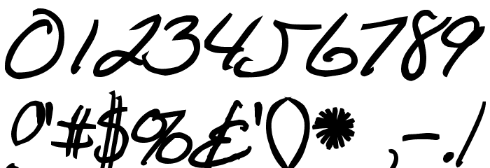 KathleenBold Font OTHER CHARS