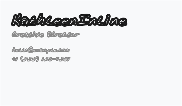 KathleenInline Business Card