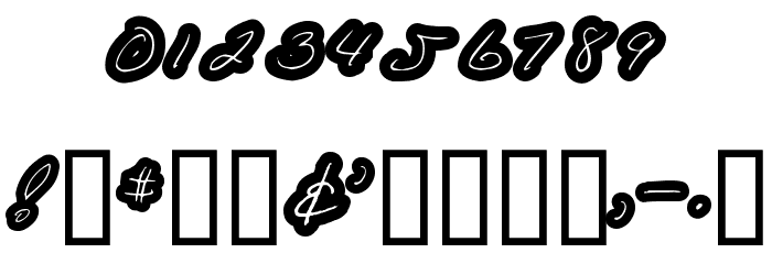 KathleenLowercase Font OTHER CHARS