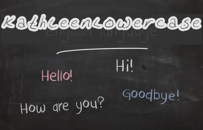 KathleenLowercase Example 3