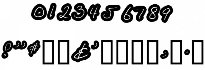 KathleenUppercase Font OTHER CHARS