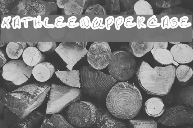 KathleenUppercase Font examples