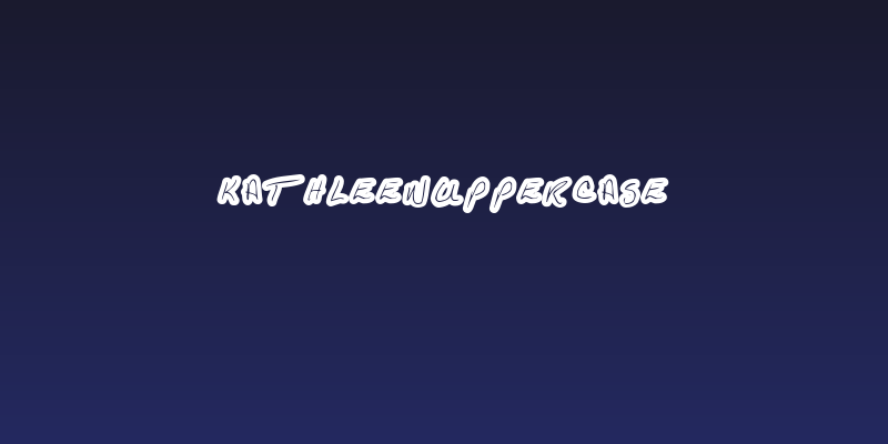 KathleenUppercase Social Header