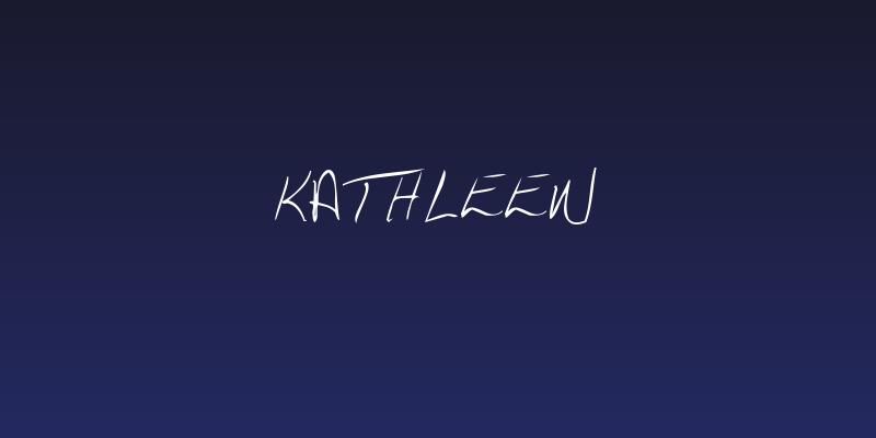 Kathleen Social Header
