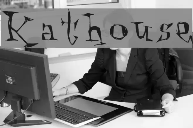 Kathouse Font examples