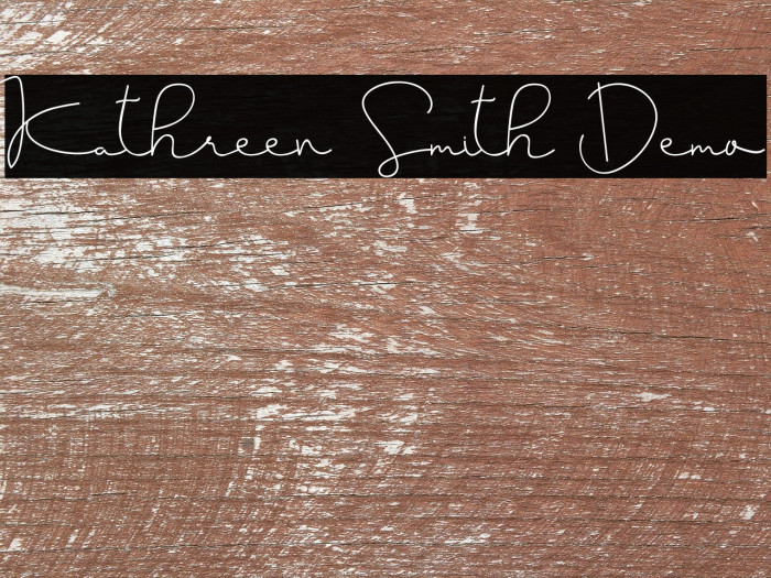 Kathreen Smith Demo Example 2