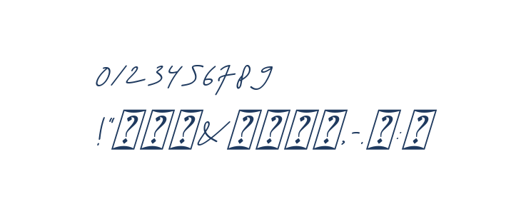 Kathy Perry Italic Other Characters