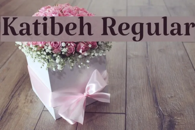 Katibeh Regular Example 1
