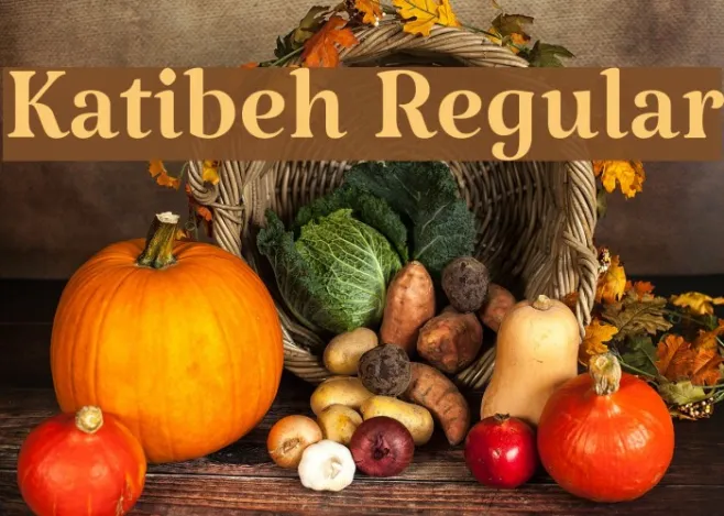 Katibeh Regular Example 2