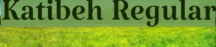 Katibeh Regular Font examples