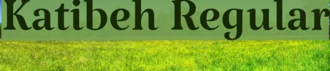 Katibeh Regular Example 3