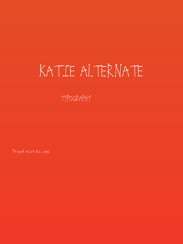 Katie Alternate Poster