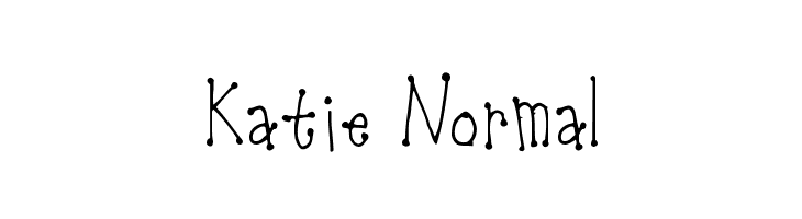 Katie Normal  Descarca Fonturi Gratis