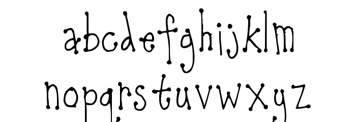 Katie Normal Font LOWERCASE