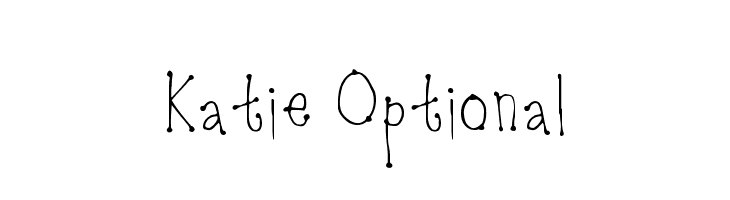 Katie Optional Font