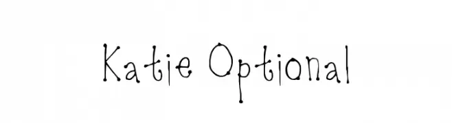 Katie Optional  Frei Schriftart Herunterladen