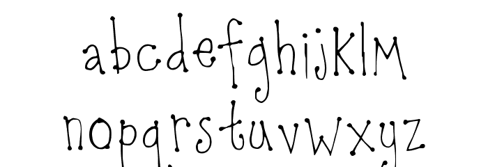 Katie Optional Font LOWERCASE