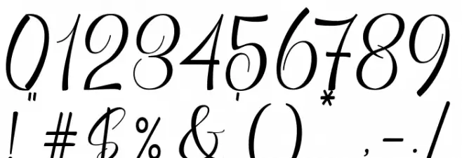 KatieFindlayScript Font OTHER CHARS