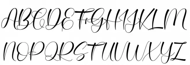 KatieFindlayScript Schriftart Groß