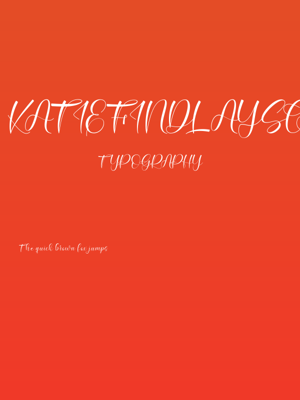 KatieFindlayScript Poster