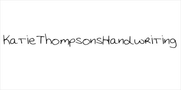 KatieThompsonsHandwriting Logo