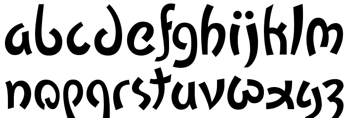 Kato Font LOWERCASE