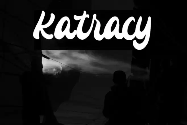 Katracy Font examples