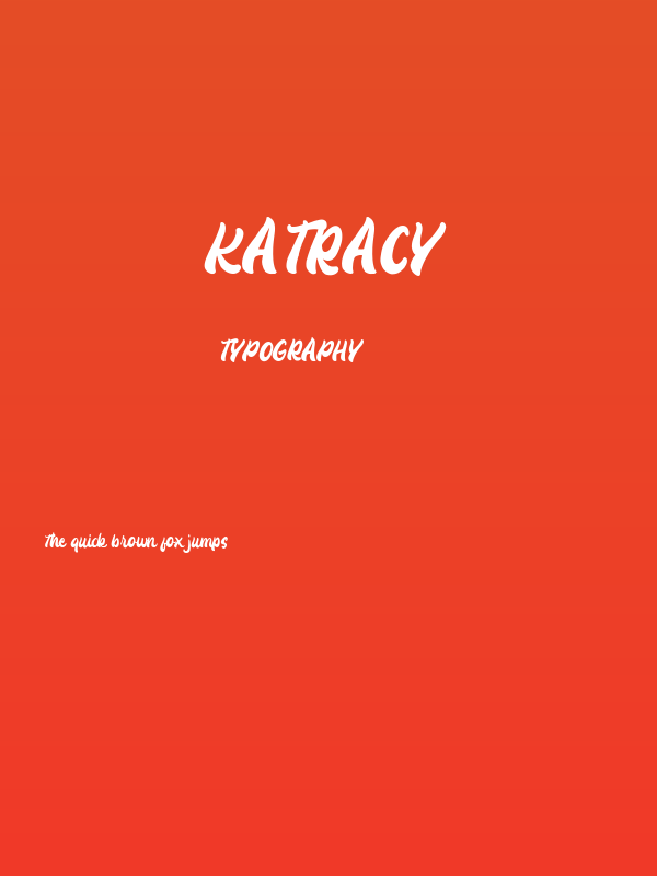 Katracy Poster