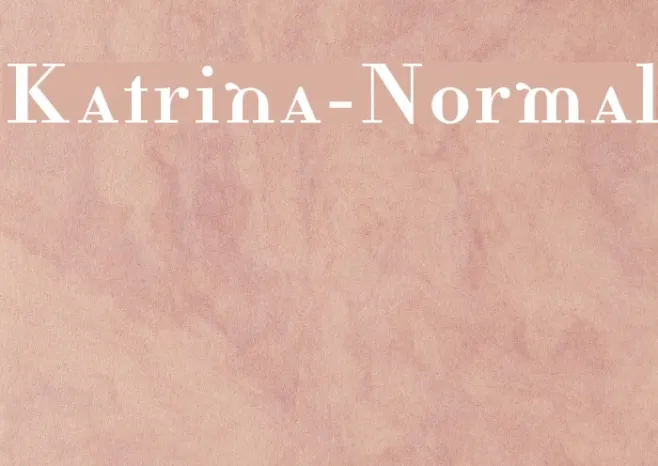 Katrina-Normal Example 2