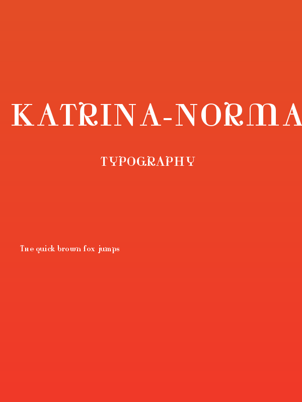Katrina-Normal Poster
