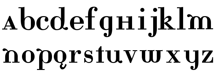 Katrina-Normal Font LOWERCASE