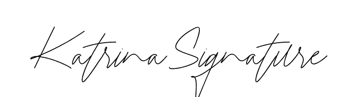Katrina Signature  フリーフォントのダウンロード