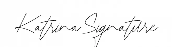 Katrina Signature  免费字体下载