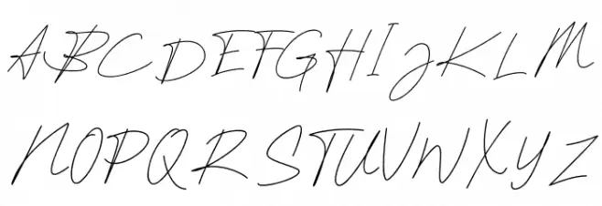 Katrina Signature Шрифта ВЕРХНИЙ