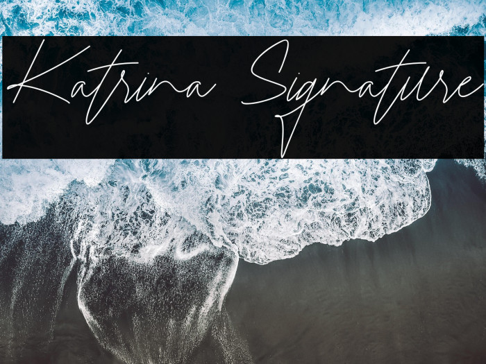 Katrina Signature Example 1