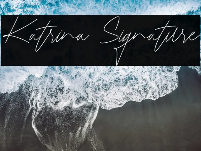 Katrina Signature Example 1
